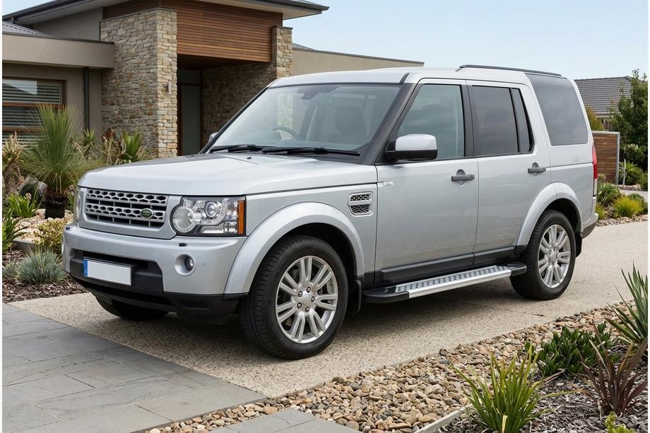 Land Rover Discovery IV 2009–2017 Stranske stopnice New Vision Grey (2 kos, aluminij) Image