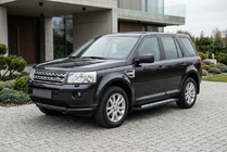 Land Rover Freelander II 2006–2014 Stranske stopnice New Vision Black (2 kosa, aluminij) fotografija 1
