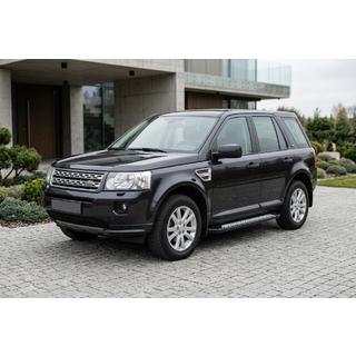 Stranske stopnice New Vision Black (2 kosa, aluminij) Land Rover Freelander II 2006–2014 fotografija 1