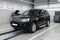 Land Rover Freelander II 2006–2014 Stranske stopnice New Vision Grey (2 kos, aluminij) fotografija 1