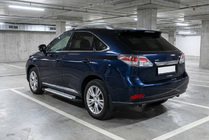 Lexus RX 2009–2015 Bočne stopnice Allmond Grey (2 kosa, aluminij) fotografija 1