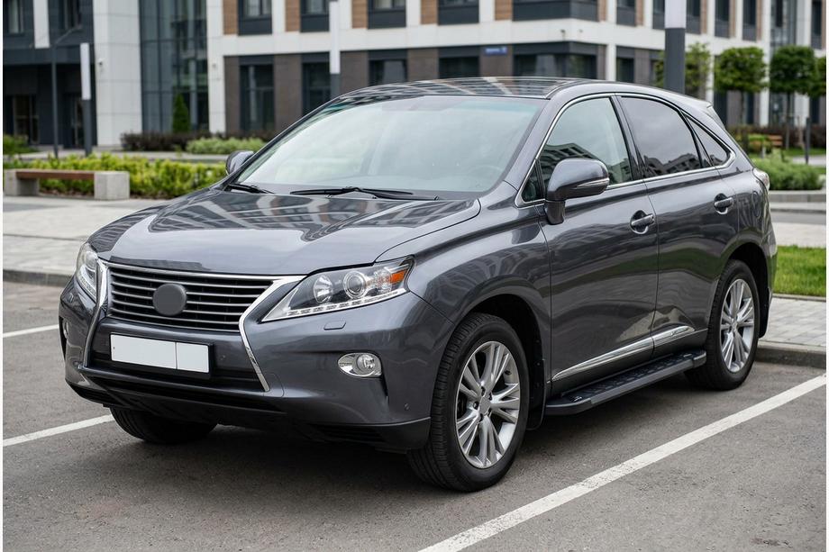 Lexus RX 2009–2015 Stranske stopnice RedLine Black (2 kos, aluminij) Image