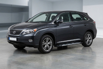 Lexus RX 2009–2015 Stranski pragovi Sunrise (2 kosa, aluminij) fotografija 1