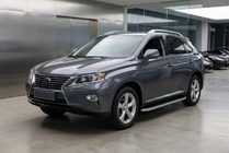 Lexus RX 2009–2015 Stranske stopnice Tayga Grey (2 kosa, aluminij) fotografija 1