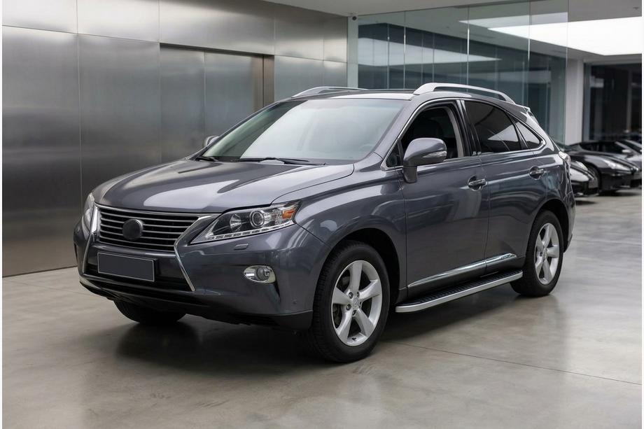 Lexus RX 2009–2015 Stranske stopnice Tayga Grey (2 kosa, aluminij) Image