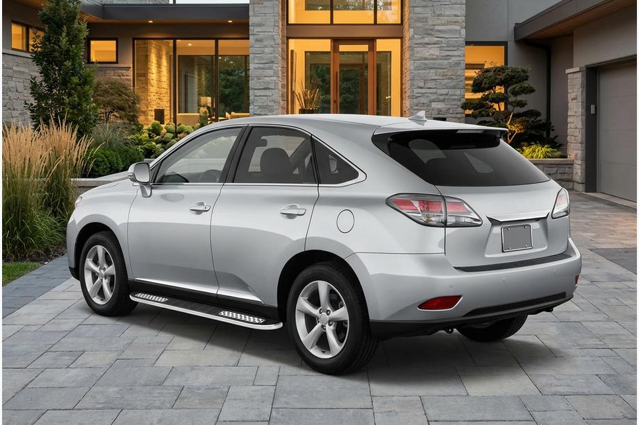 Lexus RX 2009–2015 Stranski pragovi Tayga V2 (2 kosa, aluminij) Image
