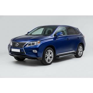 Stranske stopnice New Vision Black (2 kosa, aluminij) Lexus RX 2009–2015 fotografija 1