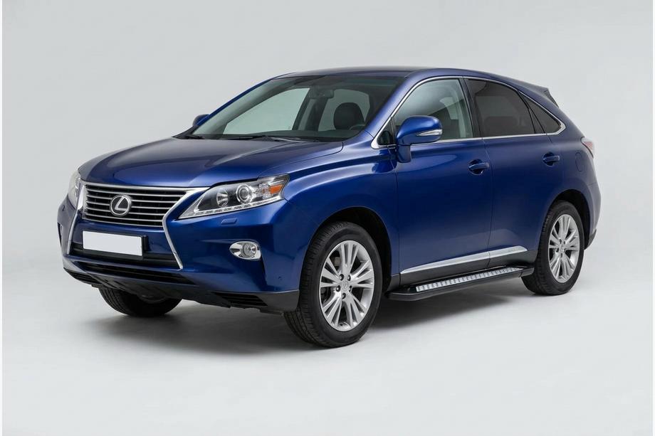 Lexus RX 2009–2015 Stranske stopnice New Vision Black (2 kosa, aluminij) Image
