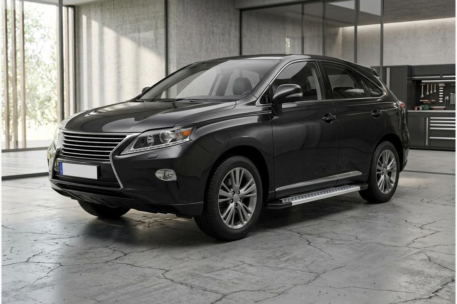 Lexus RX 2009–2015 Stranske stopnice New Vision Grey (2 kos, aluminij) Image