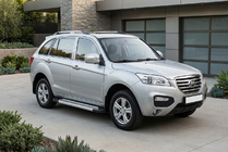 Lifan X60 2011– Bočne stopnice New Vision Grey (2 kos, aluminij) fotografija 1
