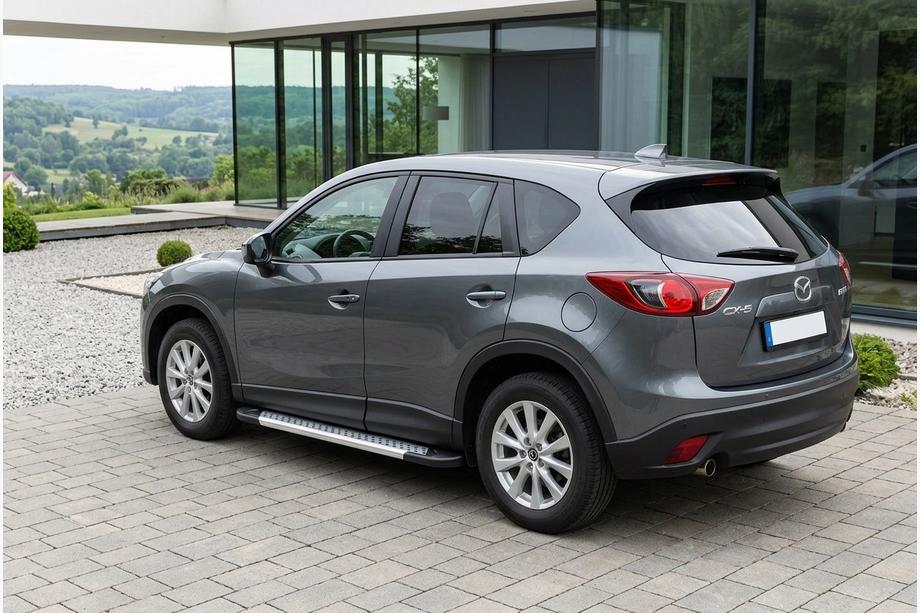 Mazda CX-5 2012–2017 Bočne stopnice New Vision Grey (2 kos, aluminij) Image
