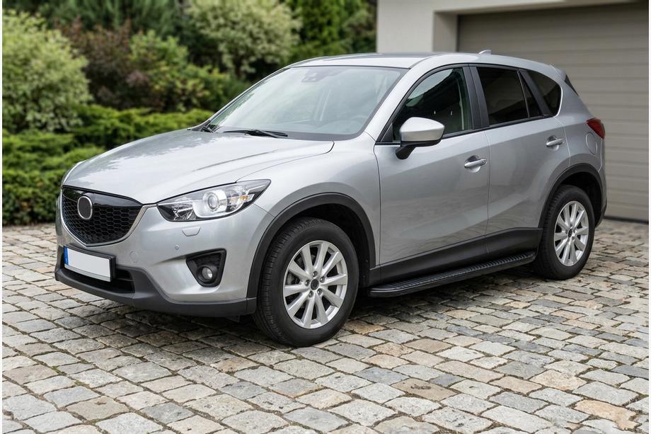 Mazda CX-5 2012–2017 Stranski pragovi Tayga Black (2 kosa, aluminij) Image