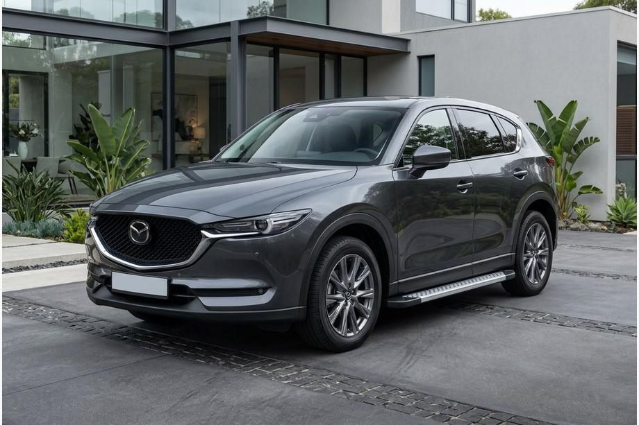 Mazda CX-5 2017–2025 Bočne stopnice New Vision Grey (2 kos, aluminij) Image