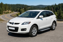Mazda CX-7 2006–2012 Bočne stopnice New Vision Grey (2 kos, aluminij) fotografija 1