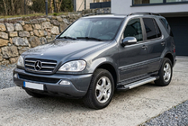 Mercedes ML W163 1997–2005 Bočne stopnice New Vision Grey (2 kos, aluminij) fotografija 1