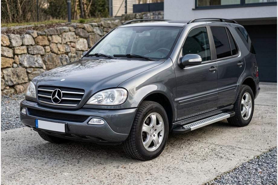 Mercedes ML W163 1997–2005 Bočne stopnice New Vision Grey (2 kos, aluminij) Image
