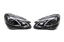 Mercedes E-class W212 2009–2016 Sprednji žarometi (2 kos, facelift, z moduli) fotografija 10