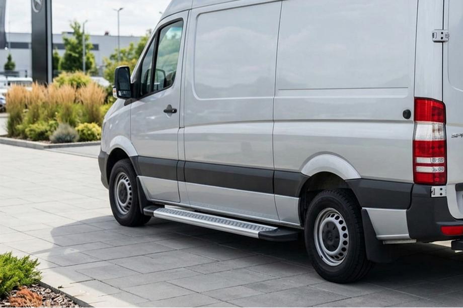 Mercedes Sprinter W906 2006–2018 Bočne stopnice New Vision Grey (2 kos, aluminij) Image