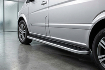 Mercedes Vito W639 2004–2014 Stranski pragovi Tayga Grey (2 kosa, aluminij) fotografija 1