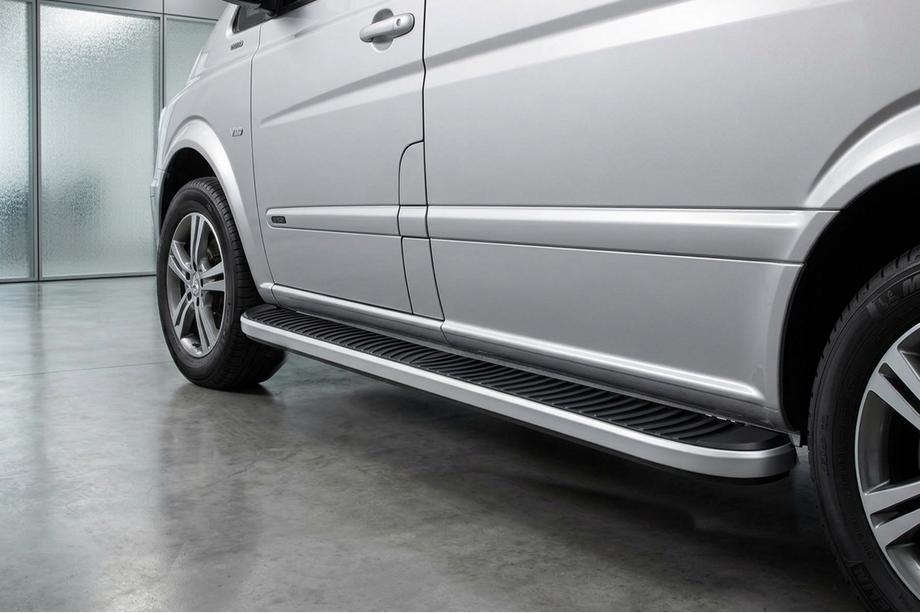 Mercedes Vito W639 2004–2014 Stranski pragovi Tayga Grey (2 kosa, aluminij) Image