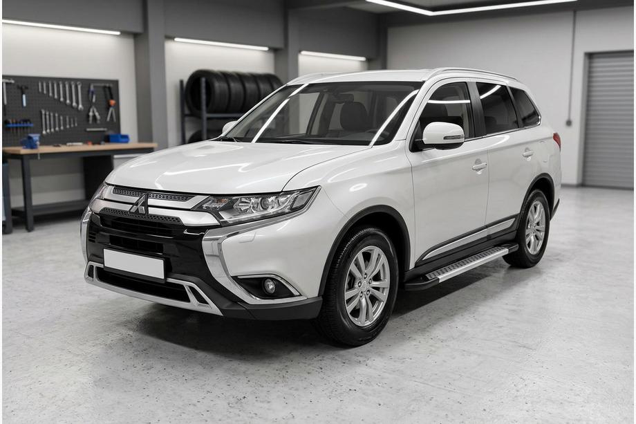 Mitsubishi Outlander 2012–2021 Bočne stopnice New Vision Grey (2 kos, aluminij) Image