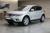 Nissan Murano 2008–2014 BlackLine bočne stopnice (2 kos, aluminij) fotografija 1