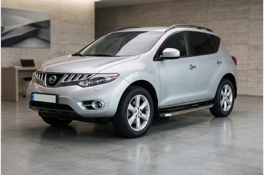 Nissan Murano 2008–2014 BlackLine bočne stopnice (2 kos, aluminij) Image