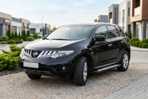 Nissan Murano 2008–2014 Stranski pragovi New Vision Black (2 kos, aluminij) fotografija 1