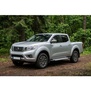 Bočne stopnice New Vision Grey (2 kos, aluminij) Nissan Navara/NP300 2016– fotografija 1