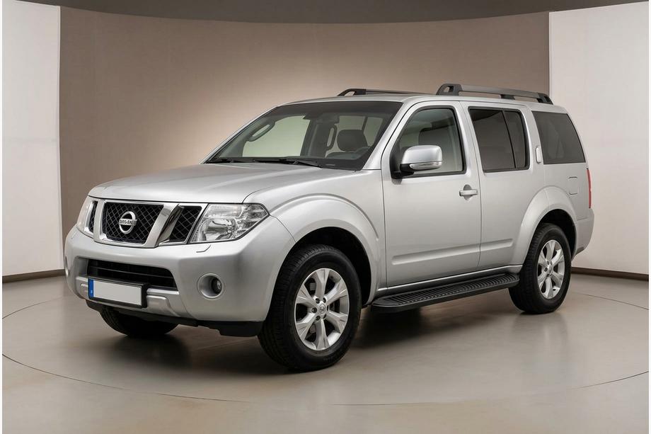 Nissan Pathfinder R51 2005–2014 Stranski pragovi Tayga Black (2 kosa, aluminij) Image