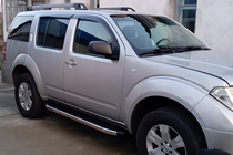 Nissan Pathfinder R51 2005–2014 BlackLine bočne stopnice (2 kos, aluminij) fotografija 4