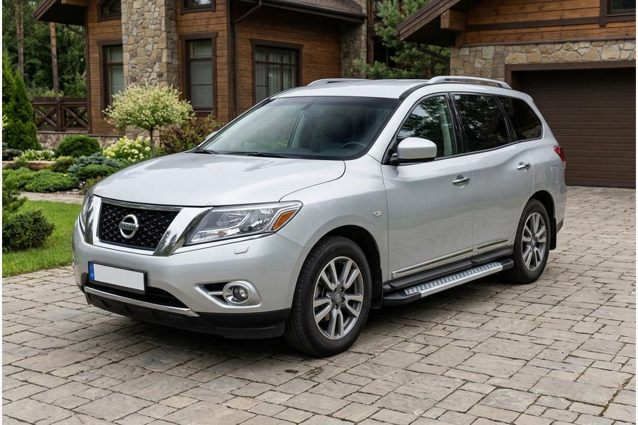 Nissan Pathfinder R52 2012–2021 Bočne stopnice New Vision Grey (2 kos, aluminij) Image