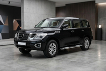 Nissan Patrol Y62 2010–2024 Bočne stopnice Tayga V2 (2 kosa, aluminij) fotografija 1