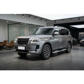 Bočne stopnice Tayga V2 (2 kosa, aluminij) Nissan Patrol Y62 2010–2024 fotografija 2
