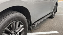 Nissan Patrol Y62 2010–2024 Bočne stopnice New Vision Grey (2 kos, aluminij) fotografija 1