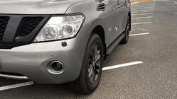 Nissan Patrol Y62 2010–2024 Bočne stopnice New Vision Grey (2 kos, aluminij) fotografija 7