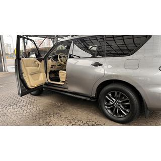 Bočne stopnice New Vision Grey (2 kos, aluminij) Nissan Patrol Y62 2010–2024 fotografija 4