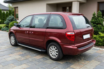 Chrysler Voyager 2001–2007 Stranski pragovi Maya V1 (2 kos, aluminij) fotografija 1