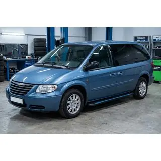 Stranske stopnice Maya Blue (2 kos, aluminij)
