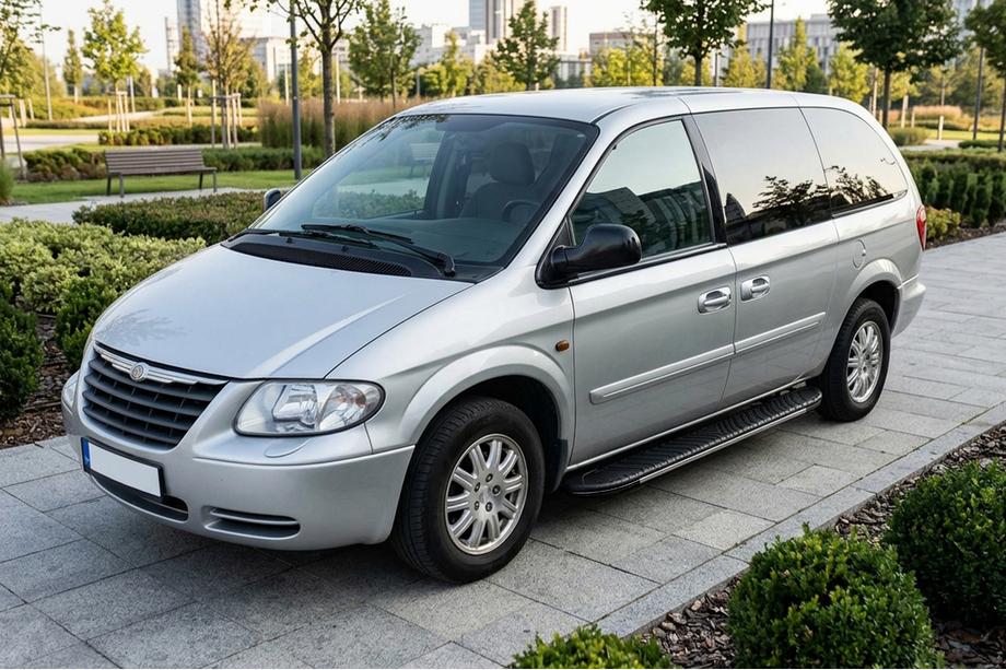 Chrysler Voyager 2001–2007 Stranske stopnice Bosphorus Grey (2 kos., aluminij) Image