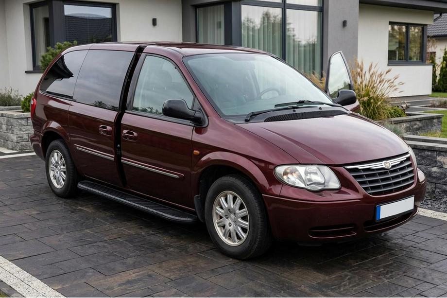 Chrysler Voyager 2001–2007 Stranske stopnice Bosphorus Black (2 kosa, aluminij) Image