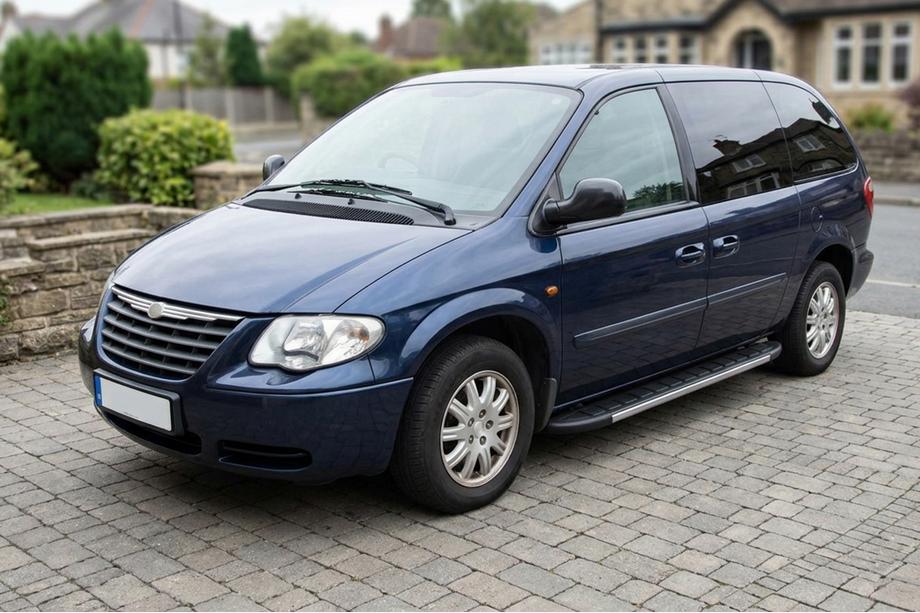 Chrysler Voyager 2001–2007 Stranske stopnice Duru (2 kos, aluminij) Image
