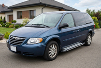 Chrysler Voyager 2001–2007 Stranske stopnice Rainbow (2 kosa, aluminij) fotografija 1