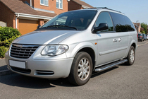 Chrysler Voyager 2001–2007 Stranske stopnice Maydos V1 (2 kosa, aluminij) fotografija 1