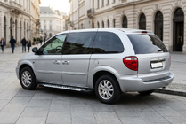 Chrysler Voyager 2001–2007 Stranske stopnice Line (2 kosa, aluminij) fotografija 1
