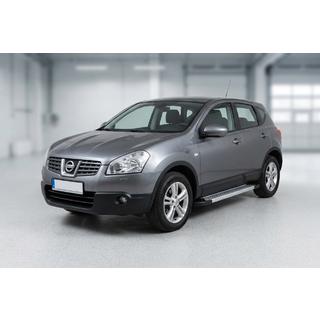 Bočne stopnice New Vision Grey (2 kos, aluminij) Nissan Qashqai 2007–2010 fotografija 1