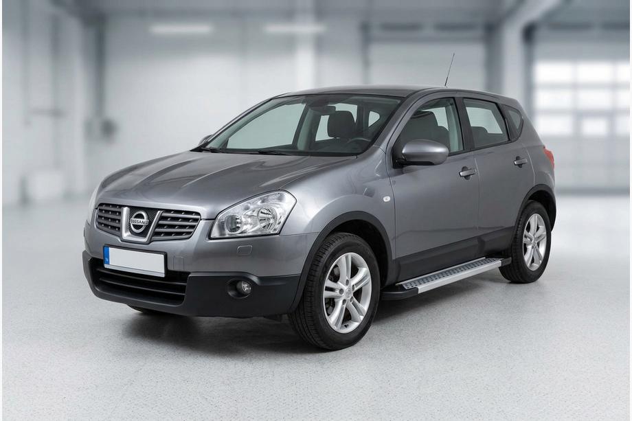 Nissan Qashqai 2007–2010 Bočne stopnice New Vision Grey (2 kos, aluminij) Image