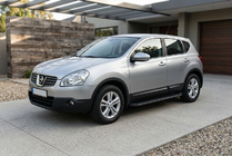 Nissan Qashqai 2007–2010 Stranski pragovi Tayga Black (2 kosa, aluminij) fotografija 1