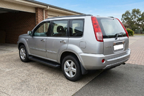 Nissan X-trail T30 2002–2007 Stranske stopnice Allmond Black (2 kosa, aluminij) fotografija 1