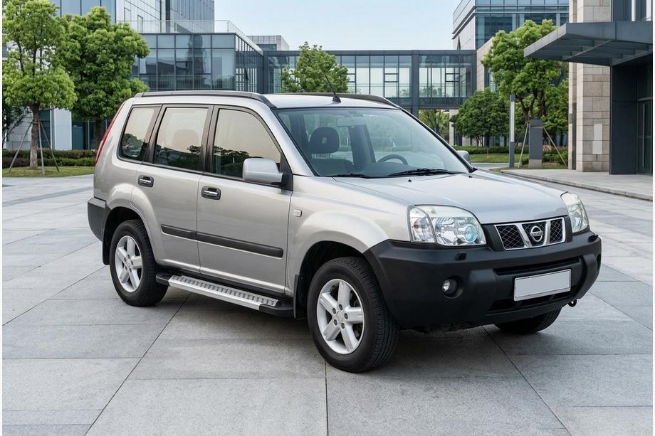 Nissan X-trail T30 2002–2007 Bočne stopnice New Vision Grey (2 kosa, aluminij) Fotografija 1